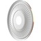 Ekena Millwork Berkshire PVC Ceiling Medallion (Fits Canopies up to 7"), Bright Coat Copper, 16"OD x 3 1/2"ID x 1"P CMP16BEBCO - alternate 5